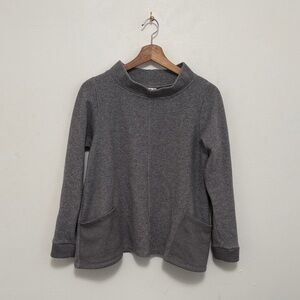 Flutter Gray Bell Shaped Sweater / Poncho